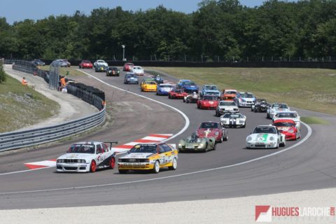 Une cinquantaine de voitures sur la grille du VHC au Mans